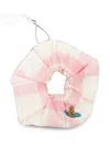 Vivienne Westwood Orb-embroidered Check-pattern Scrunchie In Pink