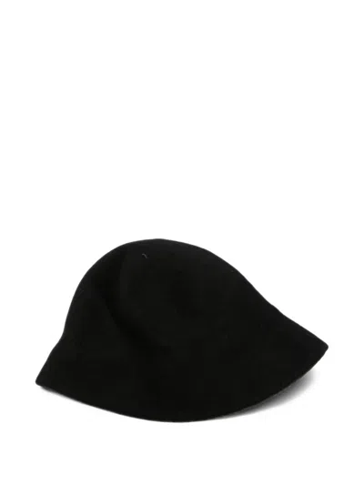 Vivienne Westwood Orb-embroidered Cloche Hat In Black