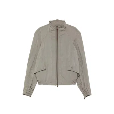 Vivienne Westwood Orb-embroidered Polyamide Jacket In Gray