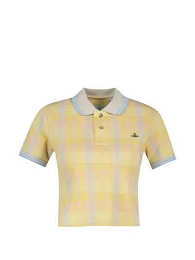 Vivienne Westwood Orb-embroidered Short-sleeve Polo Shirt In Multi