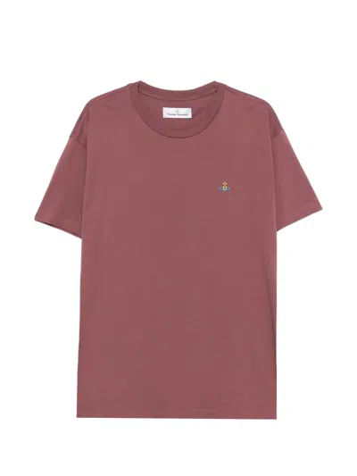 Vivienne Westwood Orb-embroidered T-shirt In Black