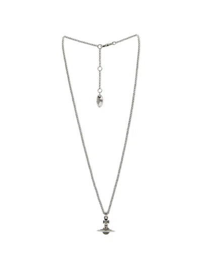 Vivienne Westwood Orb-pendant Necklace In Metallic