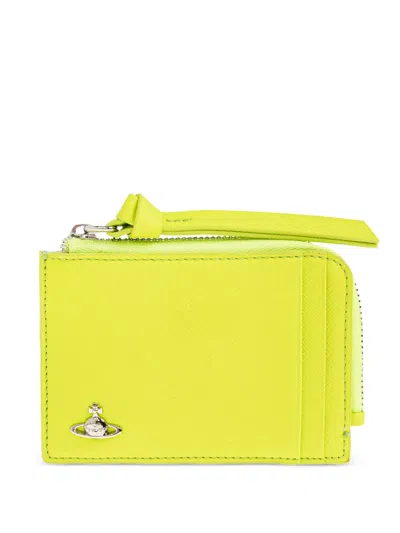 Vivienne Westwood Orb 장식 카드홀더 In Transparent