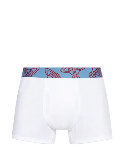 Vivienne Westwood Orb-print Boxers In White