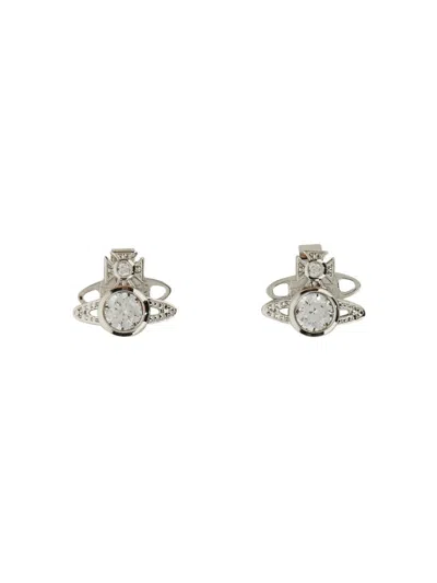 Vivienne Westwood Orecchini London Orb In Metallic
