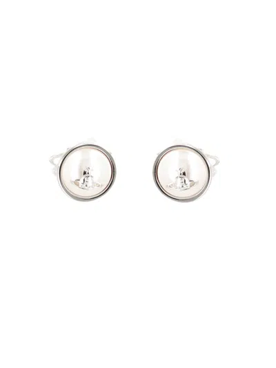 Vivienne Westwood Mini Olga Earring Set In Metallic