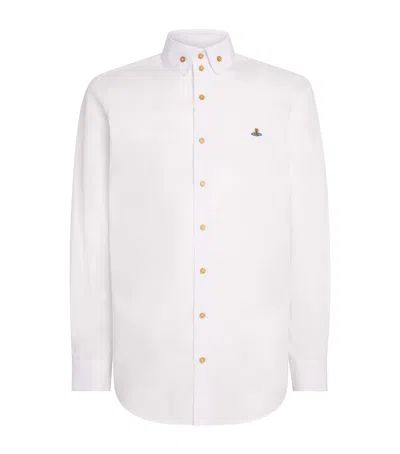 VIVIENNE WESTWOOD ORGANIC COTTON BUTTON-DOWN ORB SHIRT