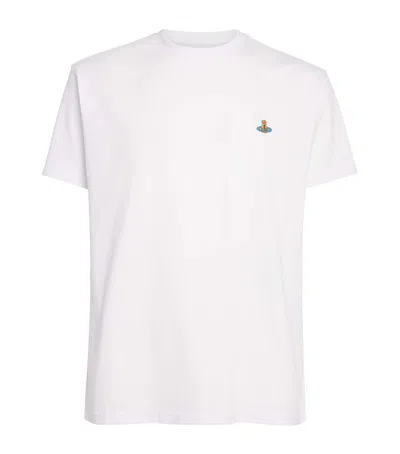 VIVIENNE WESTWOOD ORGANIC COTTON DRAWN-ON ORB T-SHIRT