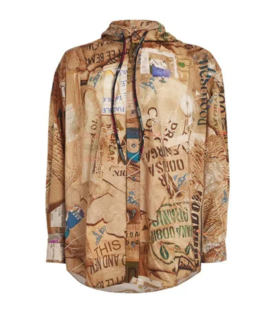 Vivienne Westwood Organic Cotton Hooded Jacket In Multi