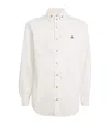 Vivienne Westwood Shirt With Subtle Orb Embroidery And Tailored Fit In White