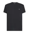 Vivienne Westwood Organic Cotton T-shirt With Signature Orb Logo In Black