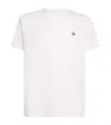Vivienne Westwood White Crewneck T-shirt With Orb Logo Detail On The Front In Cotton Woman In White