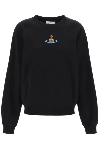 Vivienne Westwood Organic Cotton Sweatshirt Women In Black