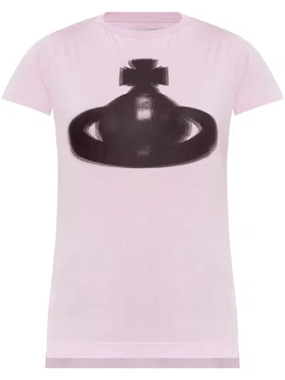 Vivienne Westwood Short-sleeved T-shirt In Purple