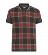 Vivienne Westwood Multicolor Polo Shirt With Orb Decoration On The Chest And All-over Tartan Motif In Cotton Man In Multi