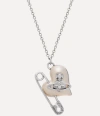 Vivienne Westwood Orietta Pendant Silver Swarovski Pearls Women In Silver