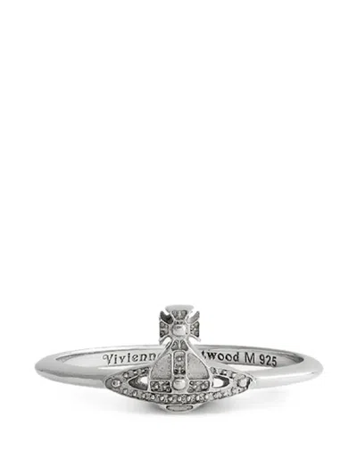 Vivienne Westwood Oslo Orb Ring In Silver