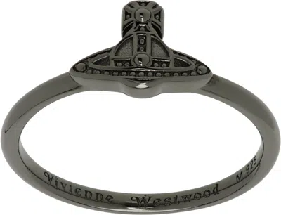 Vivienne Westwood Oslo Ring In Black