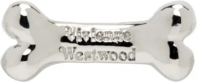 Vivienne Westwood Otho Stud Single Earring In Silver
