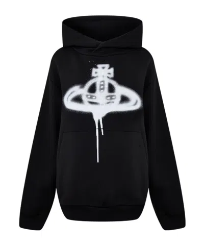 Vivienne Westwood Overhead Hoodie In Black