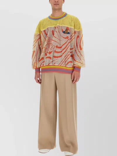VIVIENNE WESTWOOD OVERSIZE MESH KNIT SWEATER