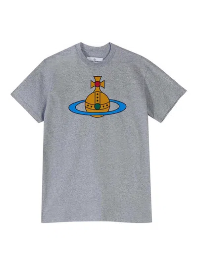 Vivienne Westwood Oversized Classic Tshirt In Gray