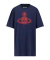 Vivienne Westwood Oversized Crewneck T-shirt In Blue