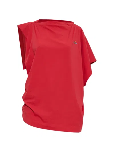 Vivienne Westwood Oversized Hebo Top In Red