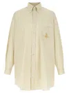 Vivienne Westwood Oversized Shirt And Blouse Beige In Yellow