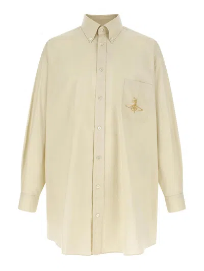 Vivienne Westwood Oversized Shirt In Neutral