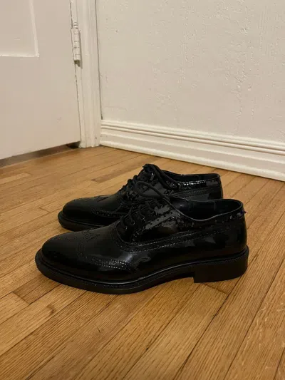 Pre-owned Vivienne Westwood Oxford Dress Derby Shoes Size 42 In Black