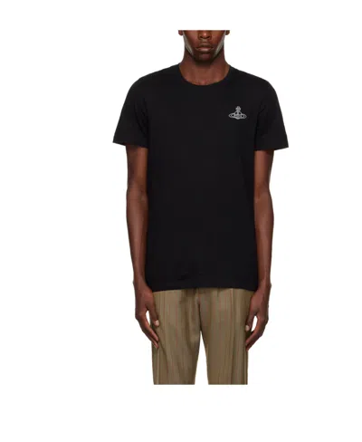 Vivienne Westwood Pack-of-two Orb Logo-print T-shirt In Black