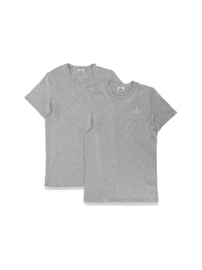 Vivienne Westwood Pack Of Two T-shirts In Grey