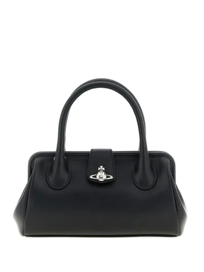 Vivienne Westwood Pamela Orb-plaque Tote Bag In Black
