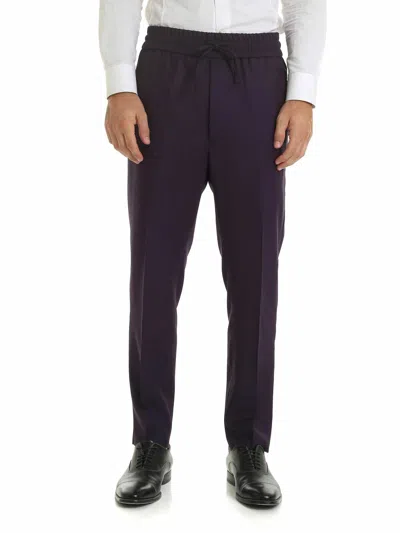 Vivienne Westwood Purple Wool Trousers In Púrpura