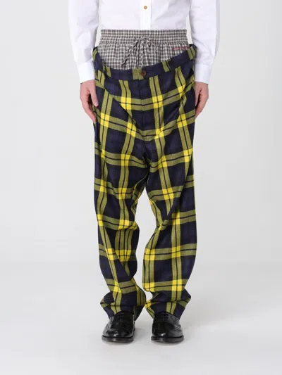 VIVIENNE WESTWOOD PANTS VIVIENNE WESTWOOD MEN COLOR NAVY,h26400045