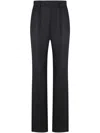 Vivienne Westwood Straight Leg Trousers Pleat Detailing In Grey
