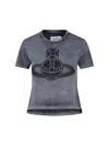 Vivienne Westwood Gray Paris Orb Mini Peru T-shirt In Gray