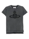 Vivienne Westwood Paris Orb Mini Peru T-shirt In Gray