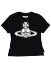 Vivienne Westwood Paris Orb Mini T-shirt In Black
