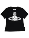 Vivienne Westwood Paris Orb Mini T-shirt In Black