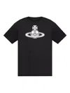 Vivienne Westwood Paris Orb Oversized T-shirt Cotton Black Xl Unisex In Black