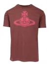 Vivienne Westwood Paris Orb T-shirt In Red