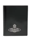 Vivienne Westwood Small Vertical Wallet In Black