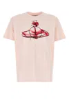 Vivienne Westwood Pink Crewneck Printed T-shirt In Pink