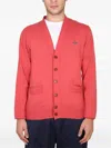 Vivienne Westwood Patch-pocket Buttoned Cardigan In Red