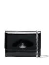 VIVIENNE WESTWOOD PATENT LEATHER WALLET ON CHAIN
