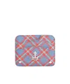 Vivienne Westwood Pattern Card Holder In Purple