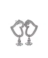 Vivienne Westwood Pattern Earrings In Gray