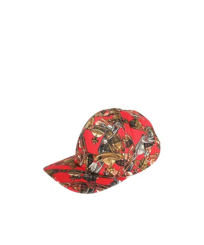 Vivienne Westwood Pattern Hat In Multicolor